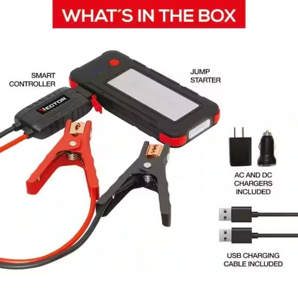 Vector 1600A LithiumvJump Starter USB Power Bank - Picture 9 of 16